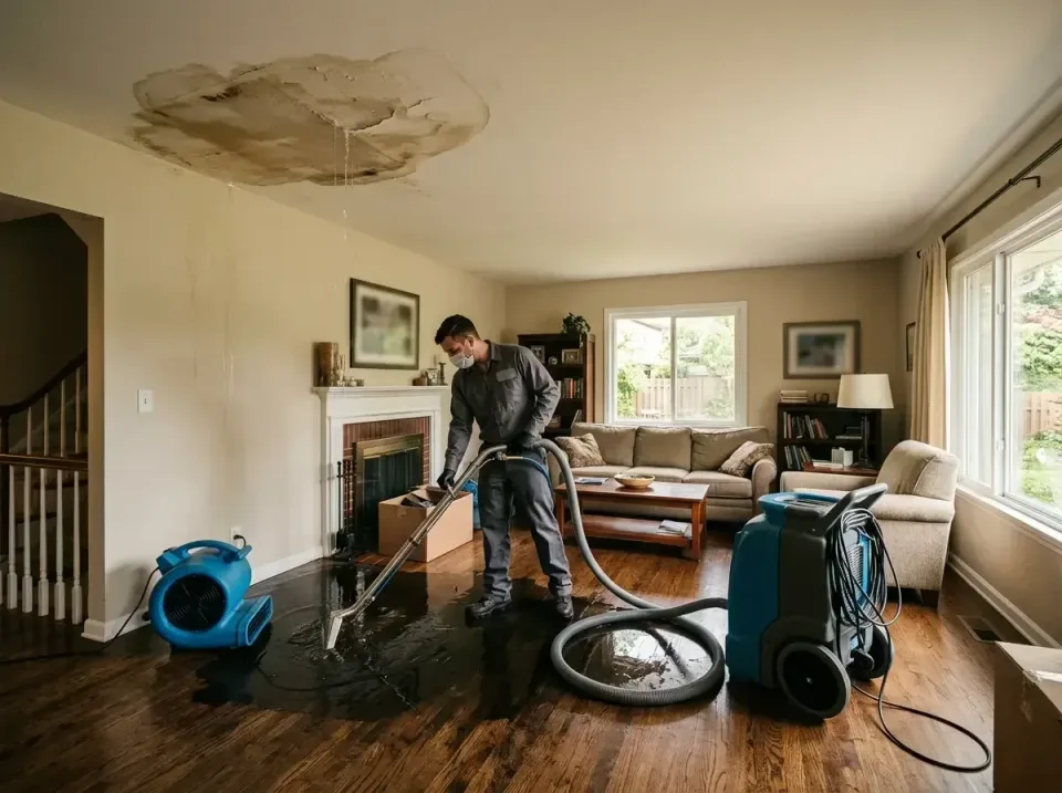 attic-pipe-burst-ceiling-drip-008 — frequently asked questions, Water Damage Restoration & Carpet Care in Charlestown, IN